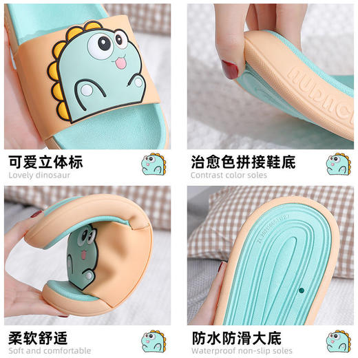 卡通拖鞋女夏天家居可爱情侣家用室内厚底防滑防臭外穿凉拖鞋男夏 商品图3