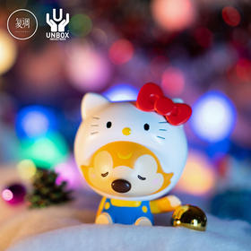 Unbox Hello kitty x RMX OKluna Jobi 狐狸版 搪胶 潮流玩具 三丽鸥