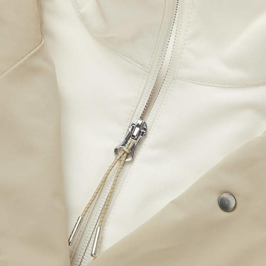 RAPIDO雳霹道2022春季新品女子环保再生面料叠穿长款夹克连帽梭织风衣外套CP2139J380 商品图4