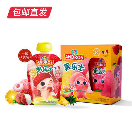 果乐士 吸吸冻4支装 4*90g（包邮直发） 商品图0