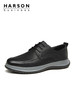哈森男鞋春季新款休闲皮鞋男英伦商务休闲鞋真皮软底鞋子MS24010 商品缩略图2