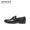哈森男鞋春季商务正装男士皮鞋英伦一脚蹬休闲皮鞋MS28108 商品缩略图2