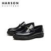 哈森男鞋春季一脚蹬乐福鞋男英伦商务休闲男士皮鞋MS28100 商品缩略图1