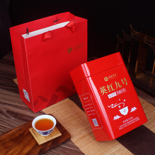 【花香型】八百秀才英红九号罐装225g 商品图1