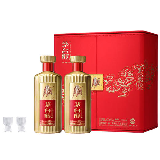 【推荐】茅台集团 茅台醇牛年纪念（礼盒） 酱香型 53度 500ml x6 整箱装 商品图1