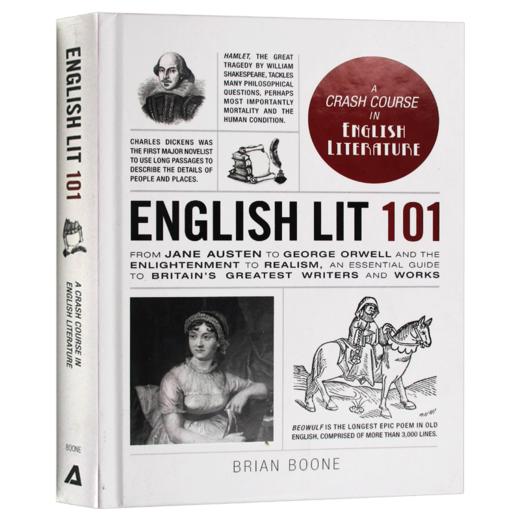 101系列 英语文学 英文原版 English Lit 101 英文版原版书籍 精装 正版进口书 商品图1