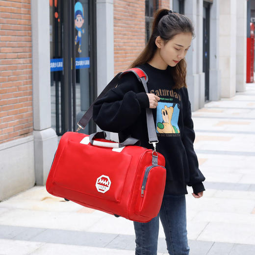 网红女健身小包运动包包短途轻便出差旅行包大容量手提行李包袋潮 商品图9