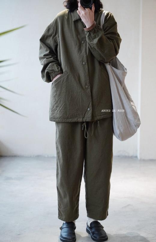 ORDINARY FITS 墨绿/黑直筒阔腿裤 商品图2