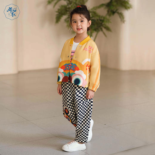 [屁侠推荐]年衣童装 亲子虎闹交领短款外套 春装新款 商品图5