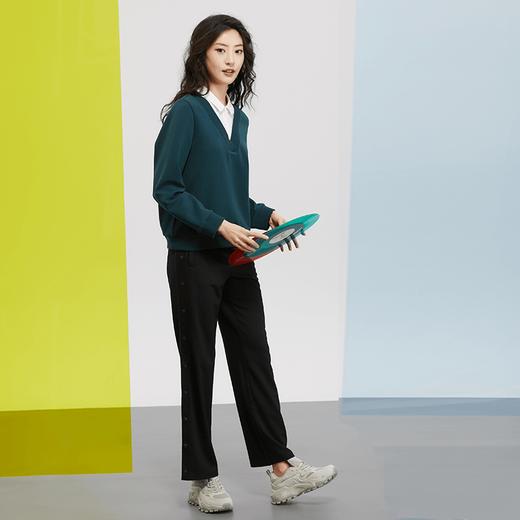 RAPIDO雳霹道 2022年春季新品女士假两件卫衣翻领套头卫衣外套CP2141L39M 商品图3