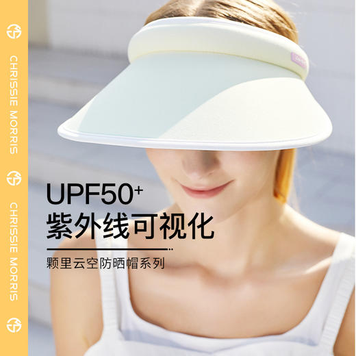 【BLIG】ChrissieMorris 颗里 “云空系列” 渐变防晒帽防紫外线 商品图0