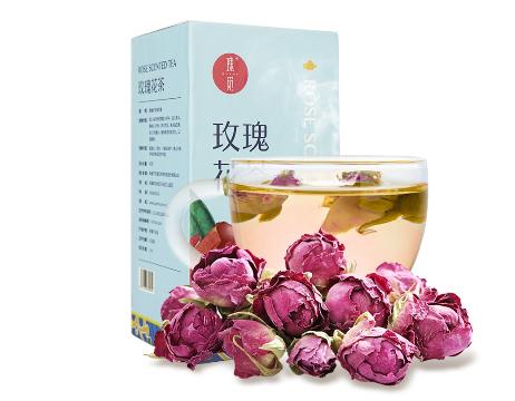 瑰觅 和田重瓣红玫瑰茶 50g/盒/80g/盒 商品图0