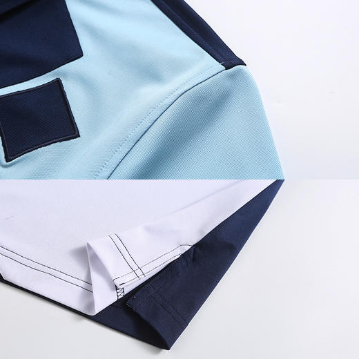 BLS-009A（PROSIMON高尔夫男款春夏短袖拼色翻领设计Polo衫 商品图3