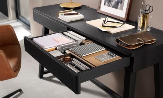 【厚侧板---适用于17-19mm侧板】玲珑系列集成反弹托底轨【隐藏式静音滑轨】【插销安装】 商品图0