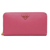 PRADA 普拉达 女士 Saffiano 十字纹皮革珐琅金属三角徽标长款票夹钱包 粉色 1ML506 QHH F0505 商品缩略图0