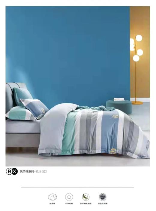 圣布凡高支高密纯棉四件套 商品图1