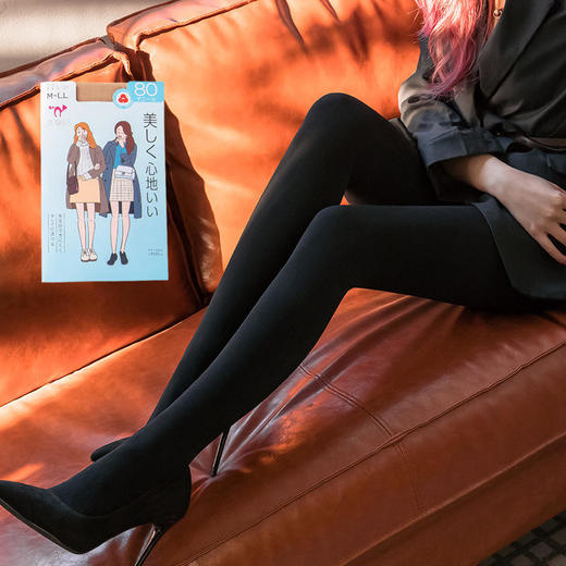 格格小区专享春款上新【SHOU腿神器】Danmo蚕丝蛋白微压塑形袜分段微压藏肉时尚百搭80D180D光腿神器 商品图6