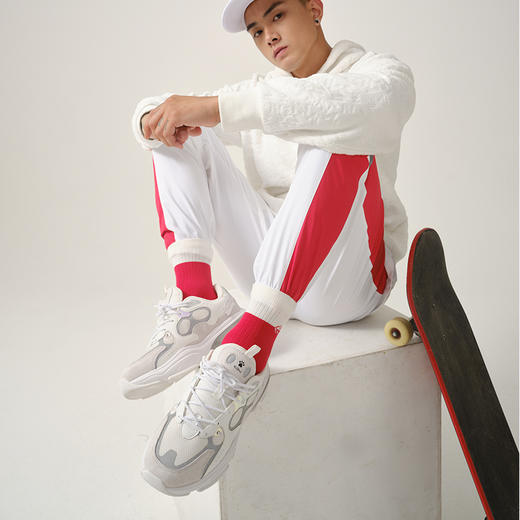 卡尔美老爹鞋女秋冬加绒反光休闲鞋男厚底情侣ins潮酷欧洲站 商品图2