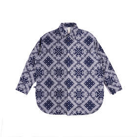 SHINYAKOZUKA CLASSIC SHIRT 经典款宽松版型 腰果花廓形衬衫