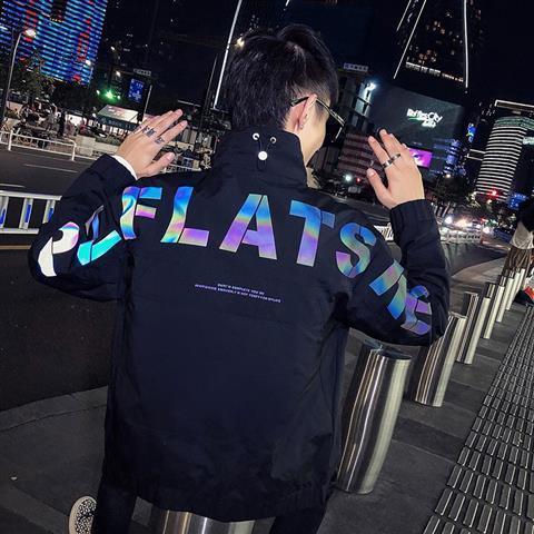 新款社会精神小伙外套男韩版潮流炸街男装休闲痞帅夹克秋冬季网红上衣 商品图5