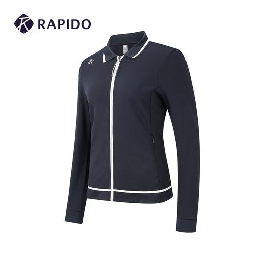 RAPIDO雳霹道 2022年春季新品女子针织长袖拉链衫撞色翻领外套CP2Z76C36R 商品图0