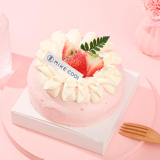爆浆草莓蛋糕（在线购买的到店核销领取）5天内（卡券） 商品图1
