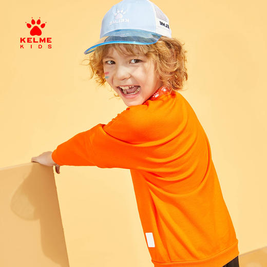 卡尔美 官方正品儿童卫衣男女春秋薄款新款套头休闲上衣 商品图3