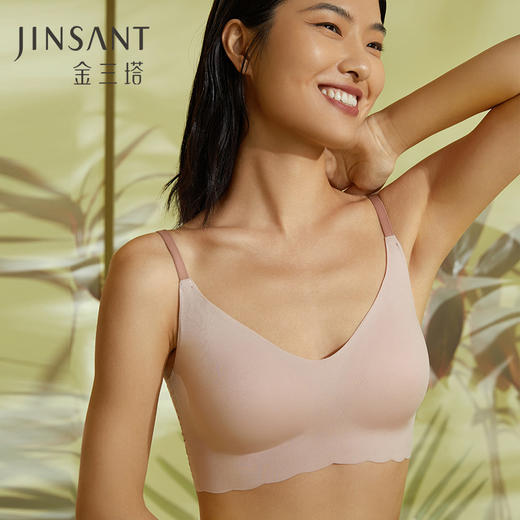 金三塔新品女士真丝轻薄无尺码内衣 NZFCA309 商品图1