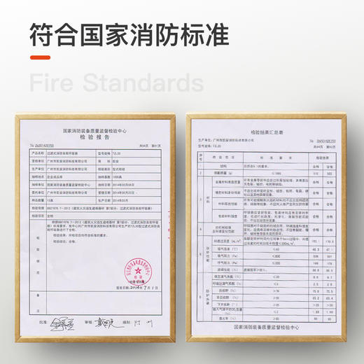 【蓝帆出品】消防应急面具防烟防火面罩火灾逃生口罩家用急救呼吸器 商品图3