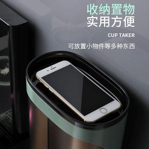 一次杯子取杯器挂墙纸杯架家用饮水机塑料杯收纳免打孔置物架 商品图5