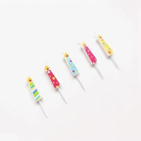 缤纷蜡烛（5支/盒装）（仅随蛋糕一起配送）