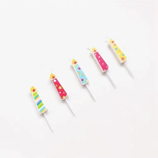 缤纷蜡烛（5支/盒装）（仅随蛋糕一起配送） 商品图0