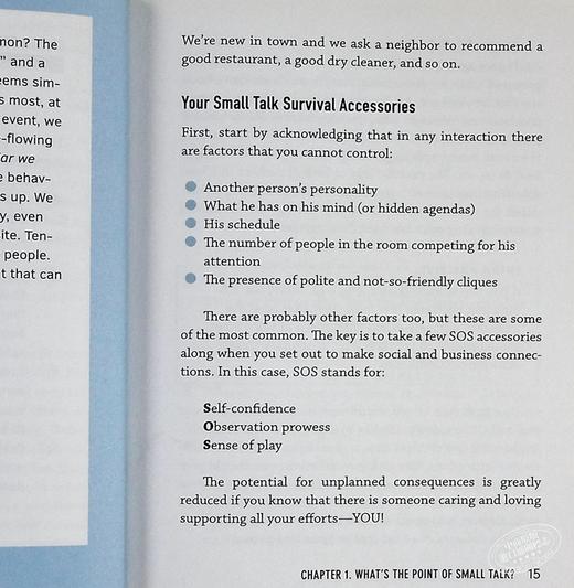 【中商原版】如何闲聊 How to Make Small Talk 英文原版 梅丽莎沃兹沃思 MelissaWadsworth AdamsMedia 商品图7