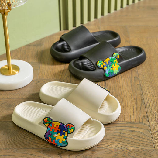 凉拖鞋女厚底踩屎感家居外穿浴室防滑防臭可爱情侣拖鞋男士 商品图8