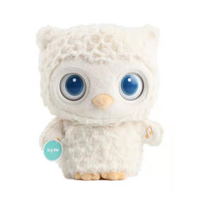 美国Baby gund 猫头鹰婴儿入睡安抚毛绒玩偶玩具 宝宝白噪音哄睡玩具