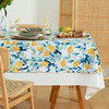 郁柠檬香印花田园长方形餐桌布 商品缩略图3