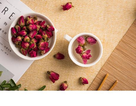 瑰觅 和田重瓣红玫瑰茶 50g/盒/80g/盒 商品图1