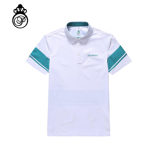 BLS-011A（PROSIMON高尔夫男款春夏短袖趣味感数码印花翻领设计Polo衫 商品图0