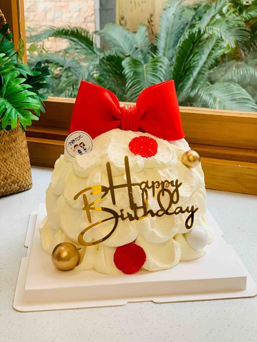 翻糖蝴蝶结树奶油蛋糕 下单前请仔细阅读商品详情 商品图0