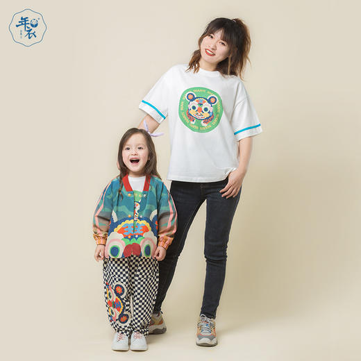 [屁侠推荐]年衣童装 亲子虎闹交领短款外套 春装新款 商品图8