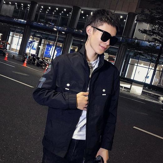 新款社会精神小伙外套男韩版潮流炸街男装休闲痞帅夹克秋冬季网红上衣 商品图2