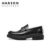 哈森男鞋春季品牌高档男士皮鞋一脚蹬商务休闲皮鞋MS28102 商品缩略图2
