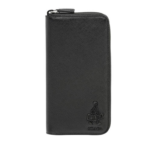 PRADA 普拉达 男士票夹 黑色 2ML317 2AHF F0002 商品图1