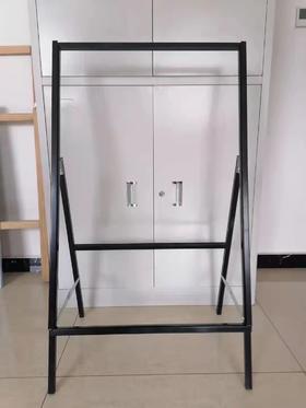 铁质单面海报架黑色