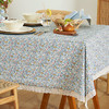 地中海田园碎花美式纯棉餐桌布 商品缩略图1