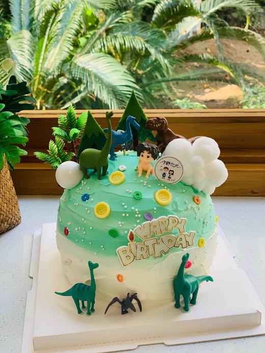 恐龙奶油蛋糕 下单前请仔细阅读商品详情 商品图0