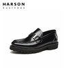哈森男鞋春季品牌高档男士皮鞋一脚蹬商务休闲皮鞋MS28102 商品缩略图0