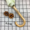 莫兰迪16骨小清新木柄直柄伞日系长柄双人晴雨纯色加大伞 商品缩略图2