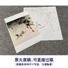 【无步骤】李长白工笔花鸟画白描底稿《双飞图》斗方小品册页-LB19 商品缩略图1