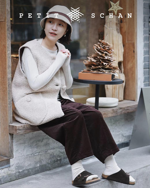 PETIT SCHAN小闪 CLO#072 Banana Pants 香蕉裤 日本进口羊毛灯芯绒香蕉裤 商品图3